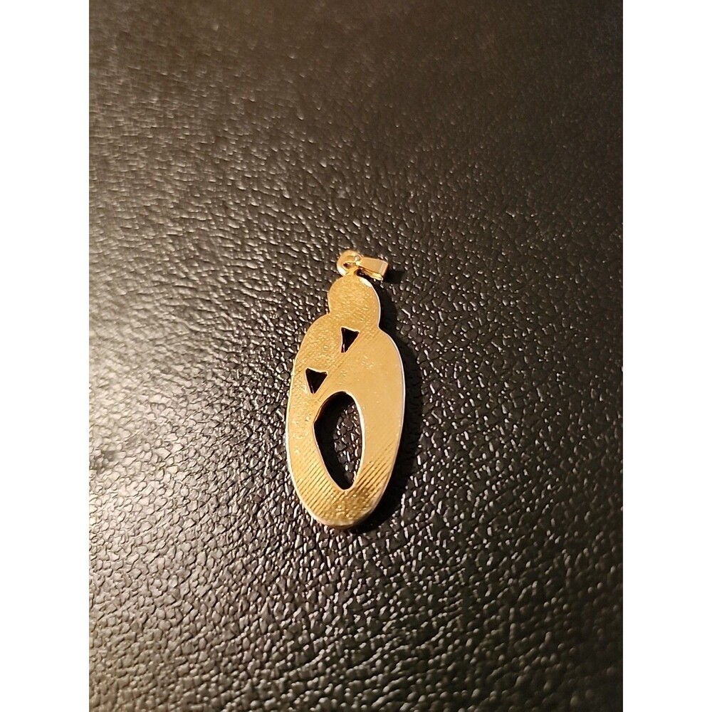 Gold Tone Mother's And Child Pendant/Charm - Picture 2 of 3